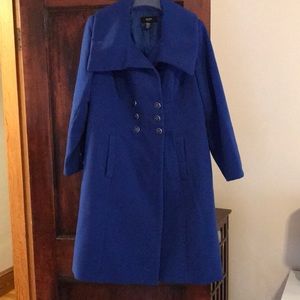 Alfani women’s royal blue winter coat